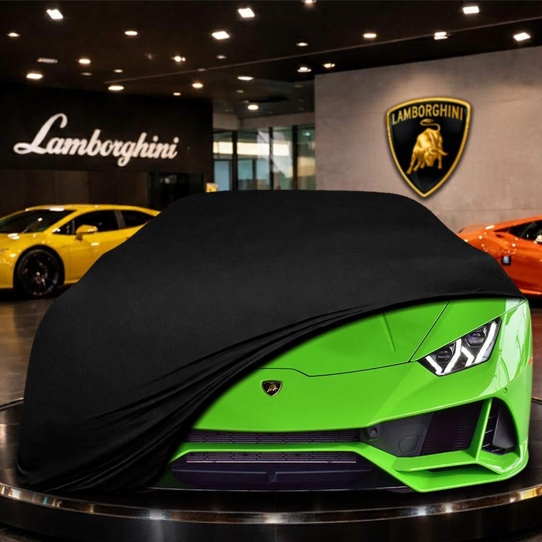 Lamborghini Huracan Evo Spyder (2019-) Custom Fit Indoor Car Cover Soft Stretch Black Gray Blue Red Dust Protection Garage Cover Laser Cut + Bag