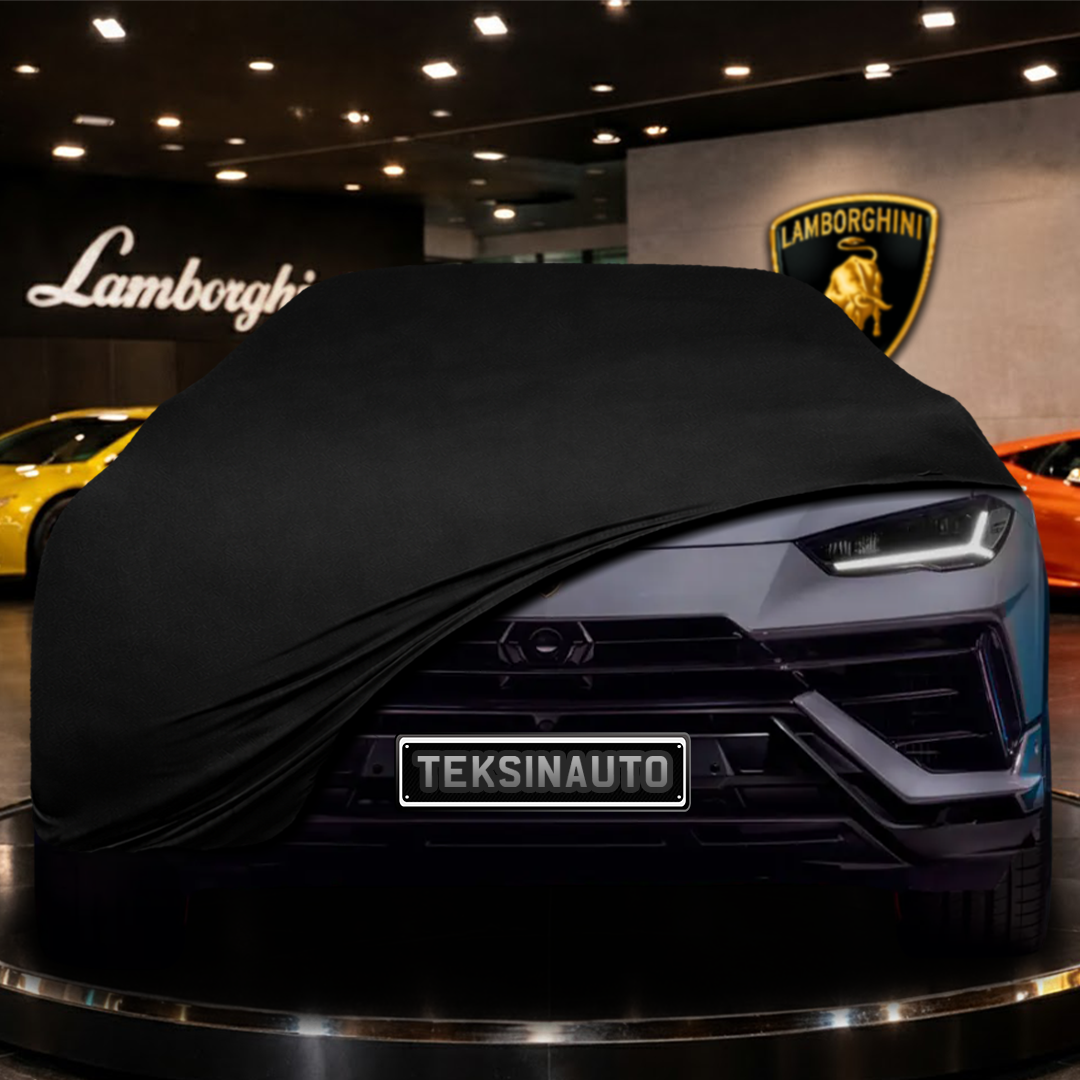 Lamborghini Urus (2018-) Custom Fit Indoor Car Cover Soft Stretch Black Gray Blue Red Dust Protection Garage Cover Laser Cut + Bag