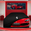 Ferrari 296 GTB Custom Fit Indoor Car Cover Soft Stretch Black Gray Blue Red Dust Protection Garage Cover Laser Cut + Bag