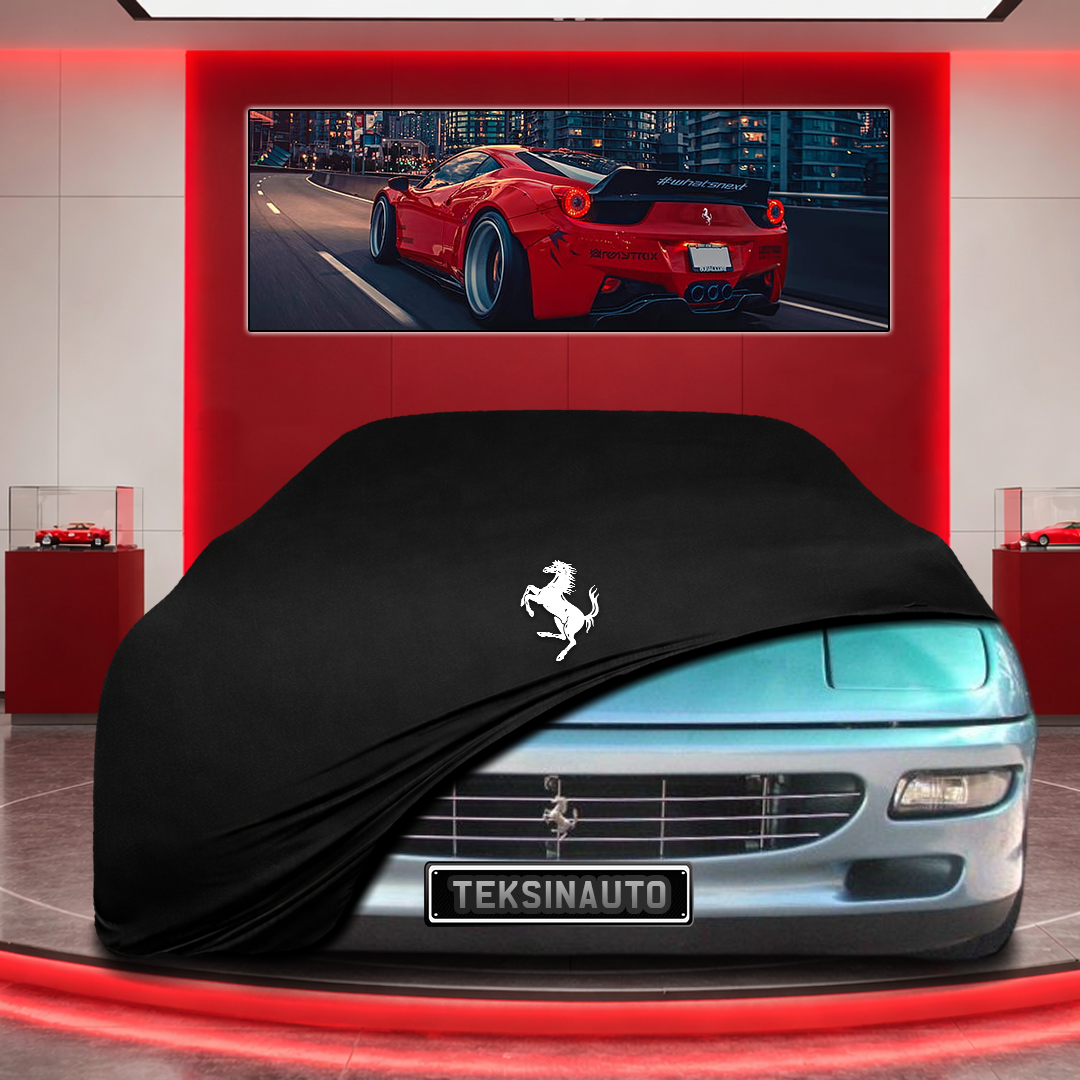 Ferrari 456 Custom Fit Indoor Car Cover Soft Stretch Black Gray Blue Red Dust Protection Garage Cover Laser Cut + Bag