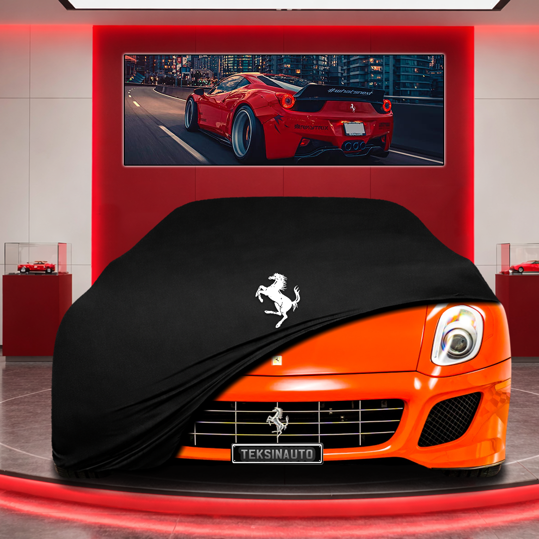 Ferrari SA Aperta Custom Fit Indoor Car Cover Soft Stretch Black Gray Blue Red Dust Protection Garage Cover Laser Cut + Bag