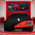 Ferrari 488 Custom Fit Indoor Car Cover Soft Stretch Black Gray Blue Red Dust Protection Garage Cover Laser Cut + Bag