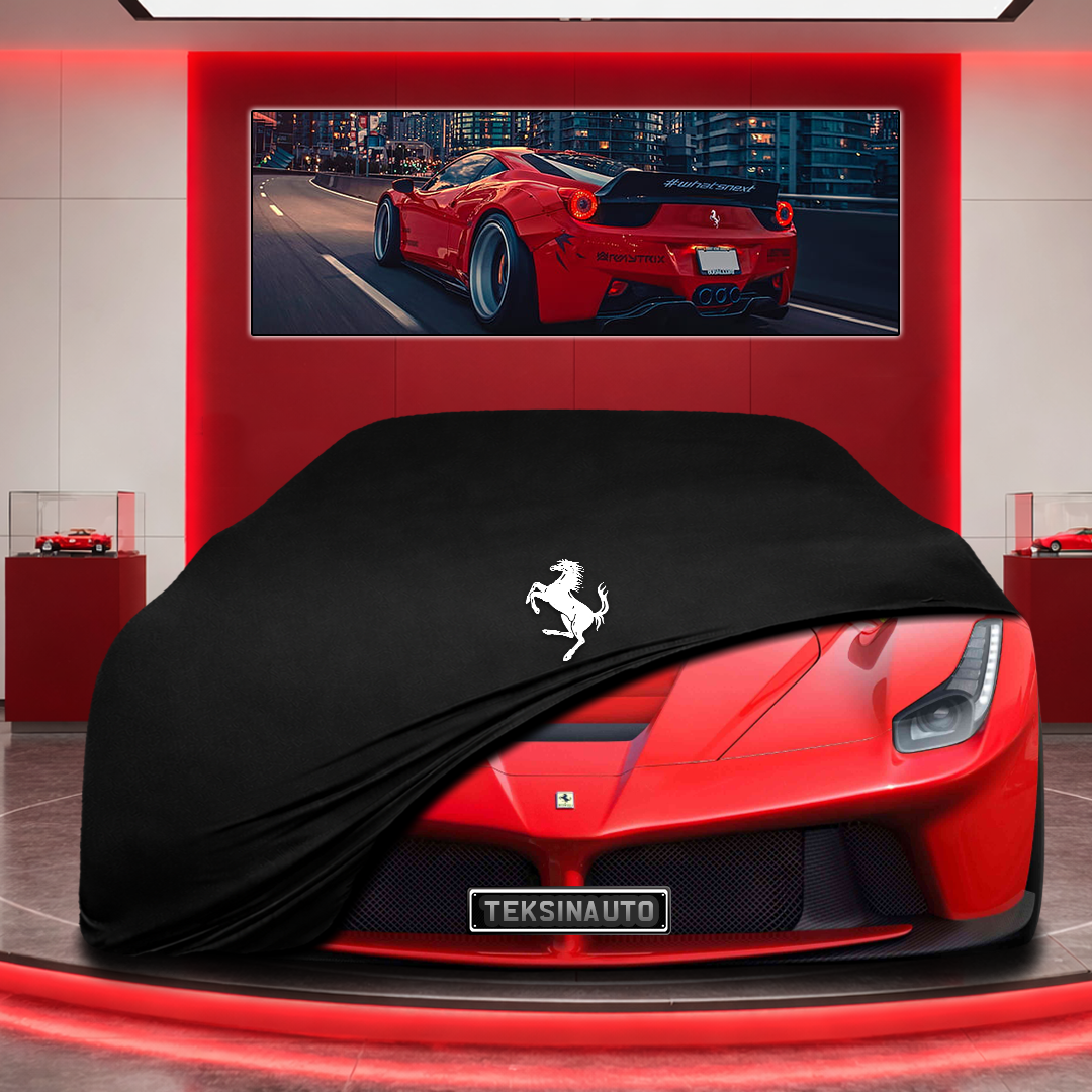 Ferrari La Ferrari Custom Fit Indoor Car Cover Soft Stretch Black Gray Blue Red Dust Protection Garage Cover Laser Cut + Bag