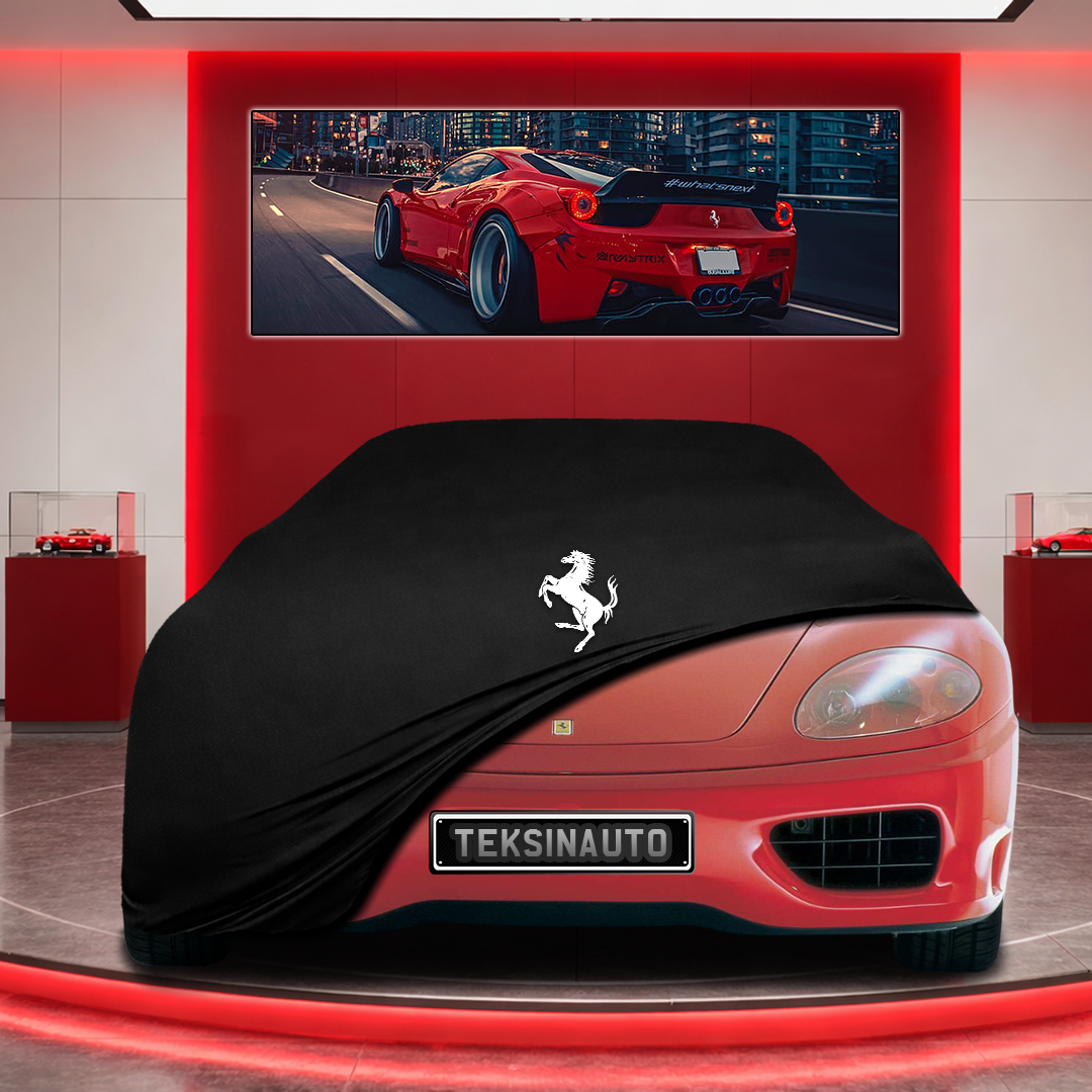 Ferrari 360 Spider Custom Fit Indoor Car Cover Soft Stretch Black Gray Blue Red Dust Protection Garage Cover Laser Cut + Bag