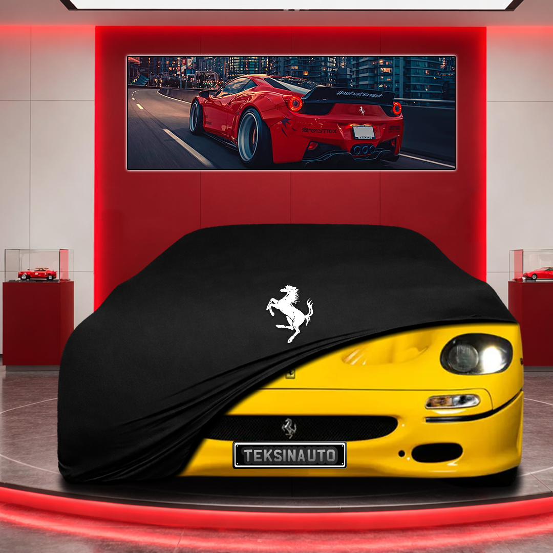 Ferrari F50 Custom Fit Indoor Car Cover Soft Stretch Black Gray Blue Red Dust Protection Garage Cover Laser Cut + Bag