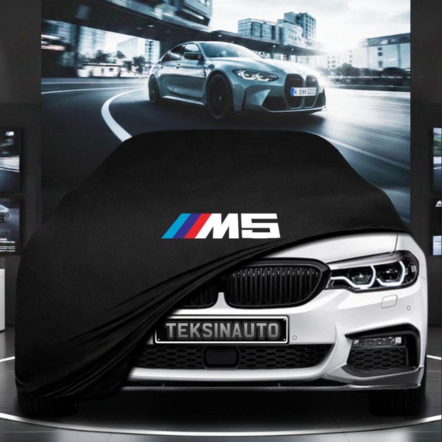BMW 5 G30 (2016-) Custom Fit Indoor Car Cover Soft Stretch Black Gray Blue Red Dust Protection Garage Cover Laser Cut + Bag