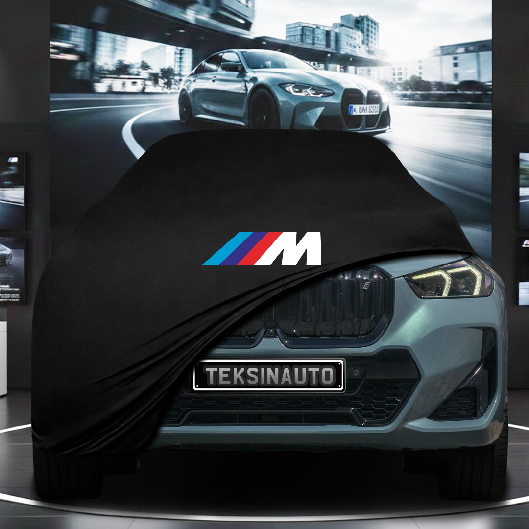 BMW İX 1 (2022-) Custom Fit Indoor Car Cover Soft Stretch Black Gray Blue Red Dust Protection Garage Cover Laser Cut + Bag