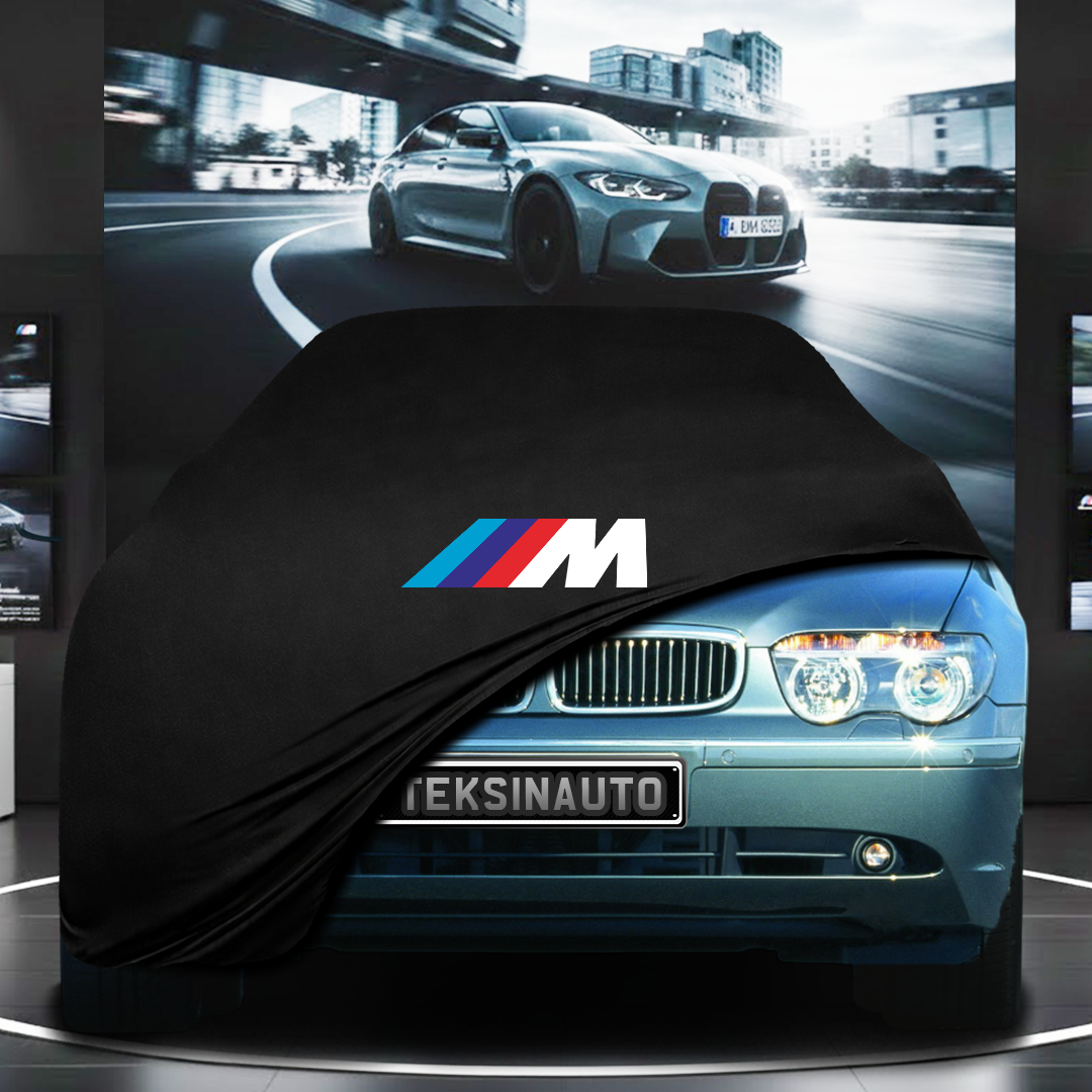 BMW 7 E65 LONG (2001-2008) Custom Fit Indoor Car Cover Soft Stretch Black Gray Blue Red Dust Protection Garage Cover Laser Cut + Bag