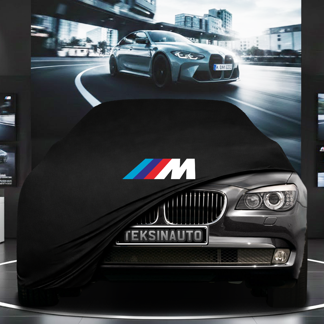 BMW 7 F01 SHORT (2008-2015) Custom Fit Indoor Car Cover Soft Stretch Black Gray Blue Red Dust Protection Garage Cover Laser Cut + Bag