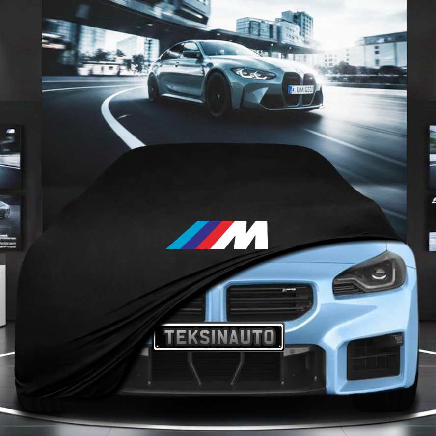 BMW 2 G87 M2 (2023-) Custom Fit Indoor Car Cover Soft Stretch Black Gray Blue Red Dust Protection Garage Cover Laser Cut + Bag