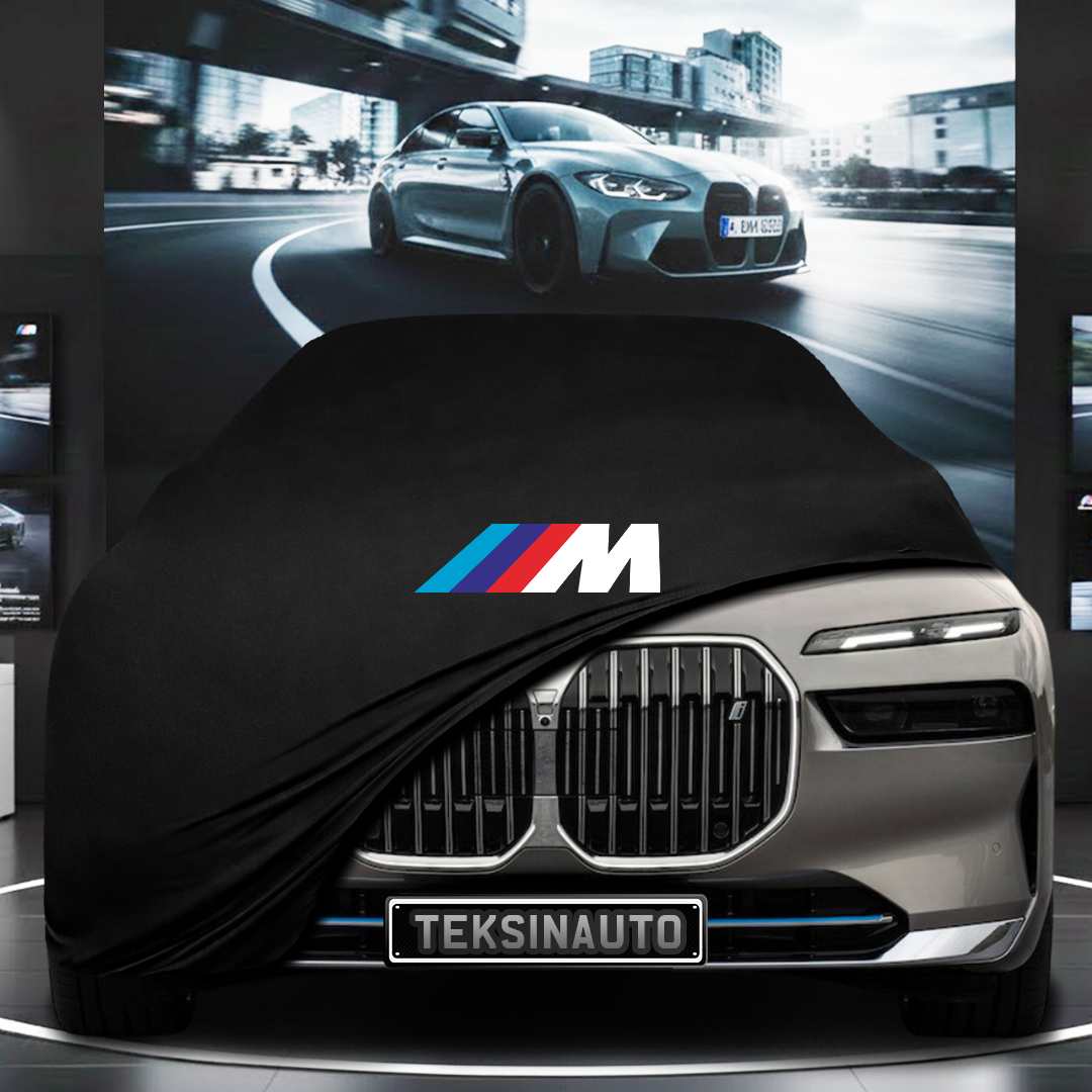 BMW 7 G70 (2023-) Custom Fit Indoor Car Cover Soft Stretch Black Gray Blue Red Dust Protection Garage Cover Laser Cut + Bag