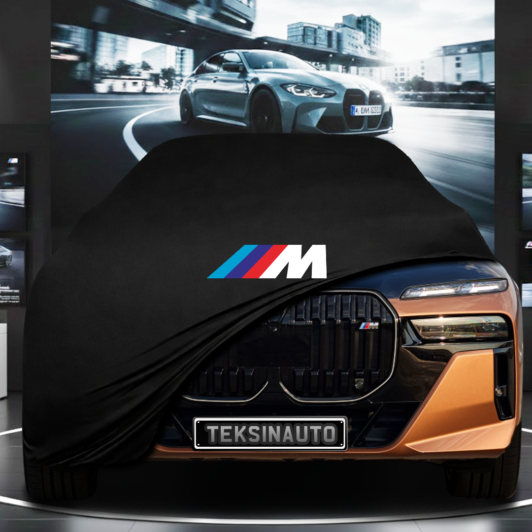 BMW İ7 (2023-) Custom Fit Indoor Car Cover Soft Stretch Black Gray Blue Red Dust Protection Garage Cover Laser Cut + Bag