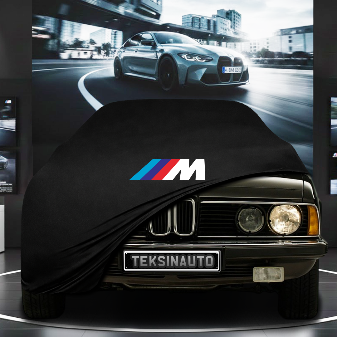 BMW 7 E23 (1977-1986) Custom Fit Indoor Car Cover Soft Stretch Black Gray Blue Red Dust Protection Garage Cover Laser Cut + Bag