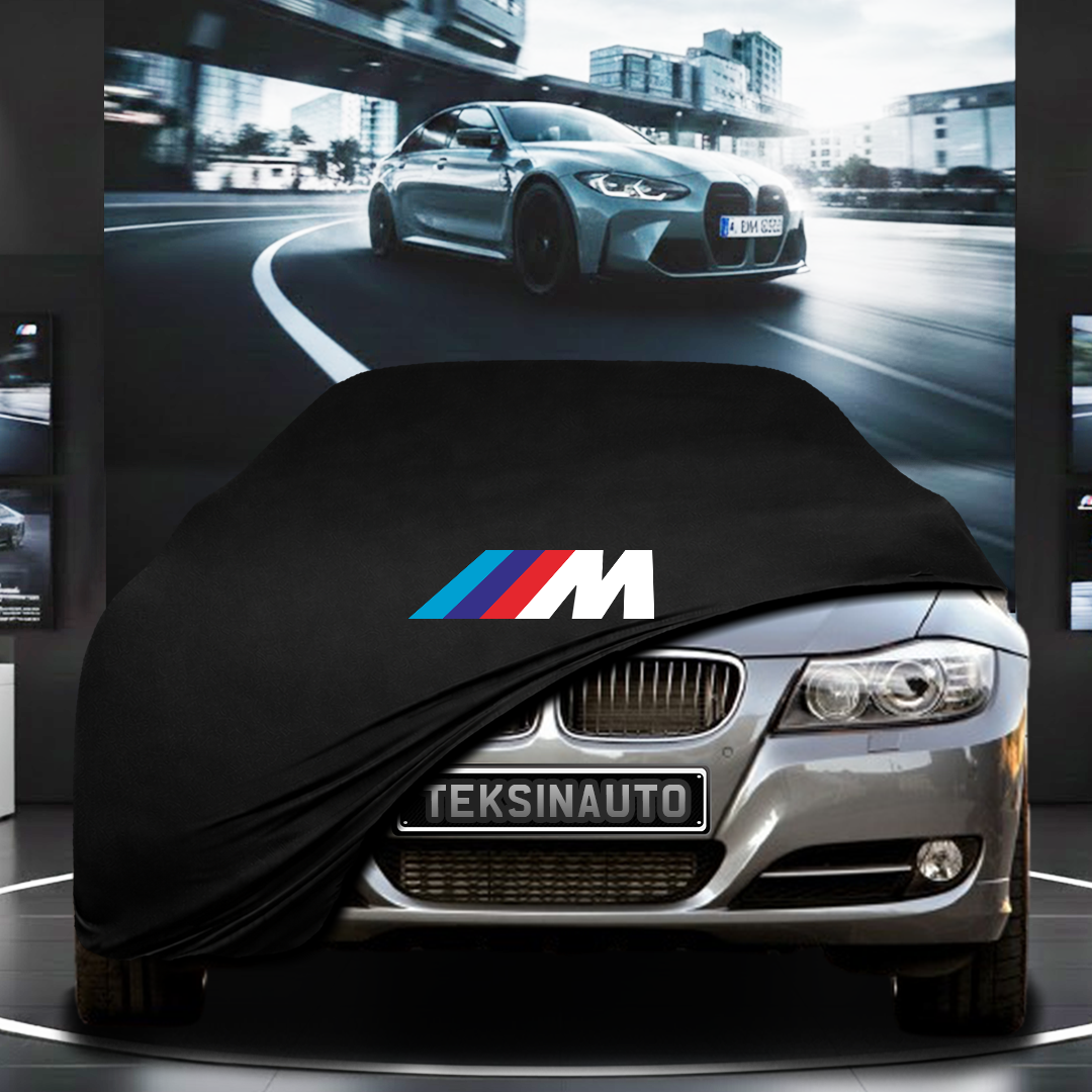 BMW 3 SERİES SEDAN E90 (2005-2012) Custom Fit Indoor Car Cover Soft Stretch Black Gray Blue Red Dust Protection Garage Cover Laser Cut + Bag