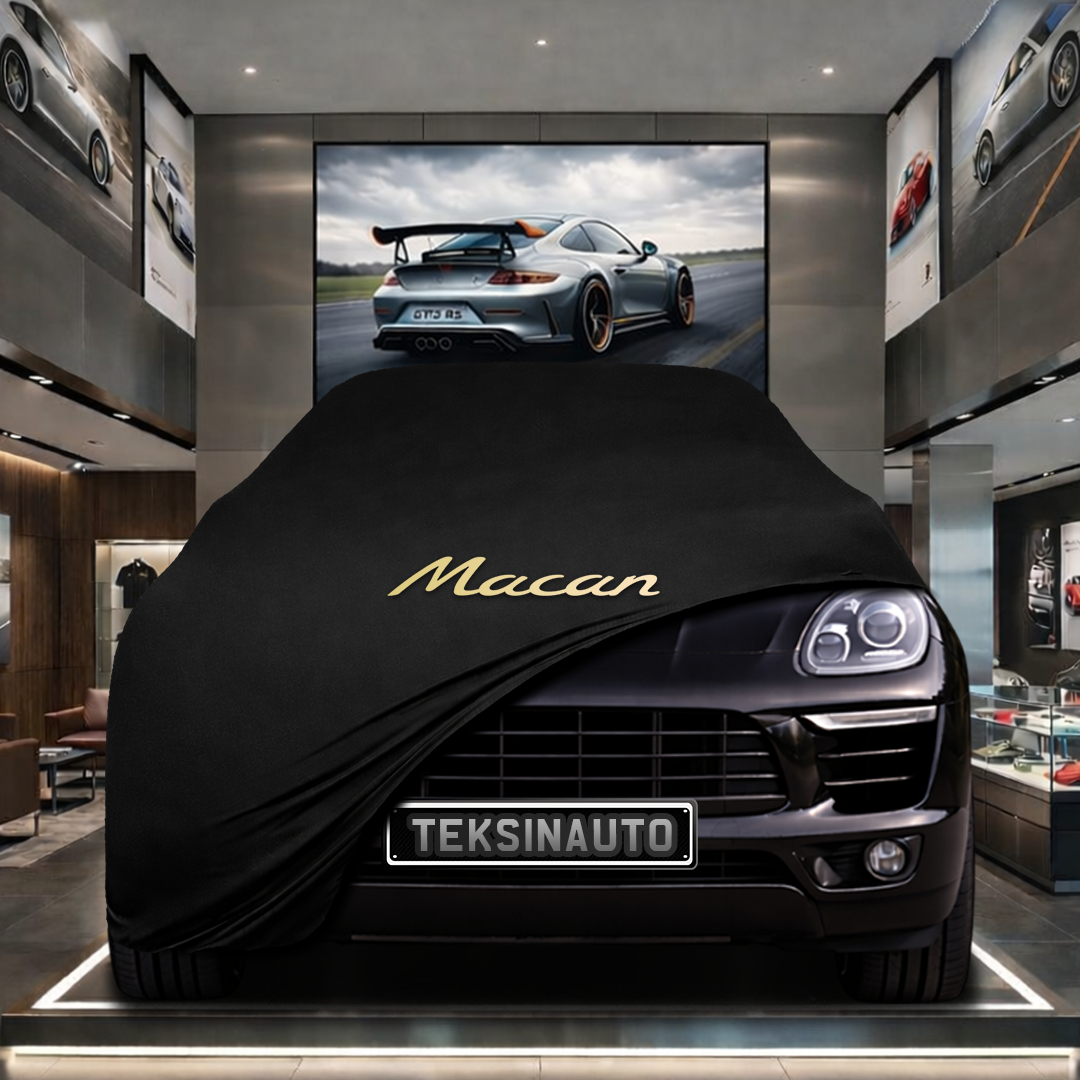 PORSCHE MACAN 1 95B Custom Fit Indoor Car Cover Soft Stretch Black Gray Blue Red Dust Protection Garage Cover Laser Cut + Bag
