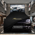 PORSCHE MACAN 1 95B Custom Fit Indoor Car Cover Soft Stretch Black Gray Blue Red Dust Protection Garage Cover Laser Cut + Bag