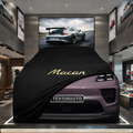 PORSCHE MACAN 2 ELECTRİC 2024- Custom Fit Indoor Car Cover Soft Stretch Black Gray Blue Red Dust Protection Garage Cover Laser Cut + Bag
