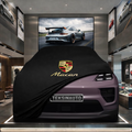 PORSCHE MACAN 2 ELECTRİC 2024- Custom Fit Indoor Car Cover Soft Stretch Black Gray Blue Red Dust Protection Garage Cover Laser Cut + Bag