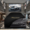 Porsche Panamera (G1-2-G2-2) Custom Fit Indoor Car Cover Soft Stretch Black Gray Blue Red Dust Protection Garage Cover Laser Cut + Bag