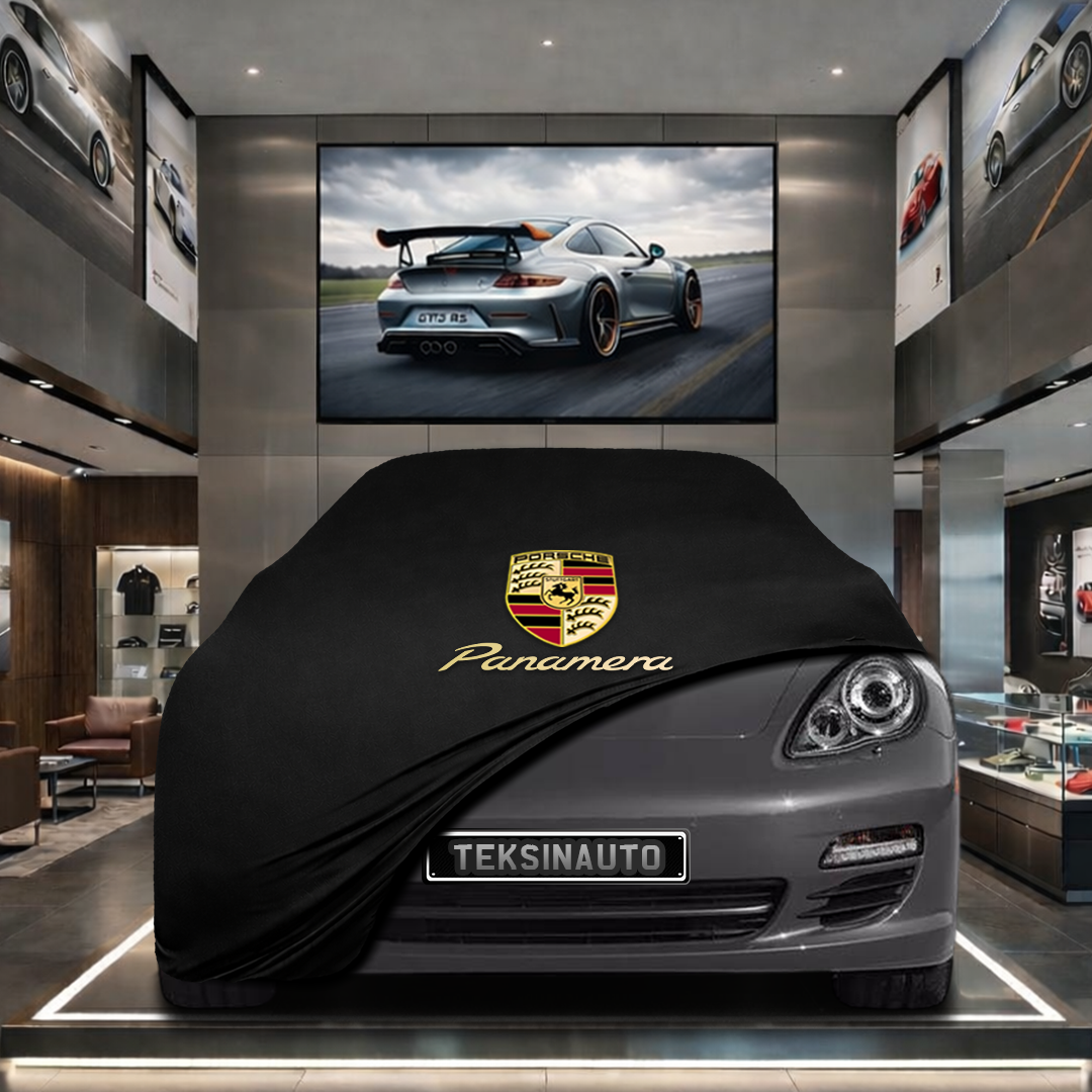 Porsche Panamera (G1-2-G2-2) Custom Fit Indoor Car Cover Soft Stretch Black Gray Blue Red Dust Protection Garage Cover Laser Cut + Bag