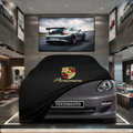 Porsche Panamera (G1-2-G2-2) Custom Fit Indoor Car Cover Soft Stretch Black Gray Blue Red Dust Protection Garage Cover Laser Cut + Bag