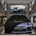 PORSCHE PANAMERA G3 Custom Fit Indoor Car Cover Soft Stretch Black Gray Blue Red Dust Protection Garage Cover Laser Cut + Bag
