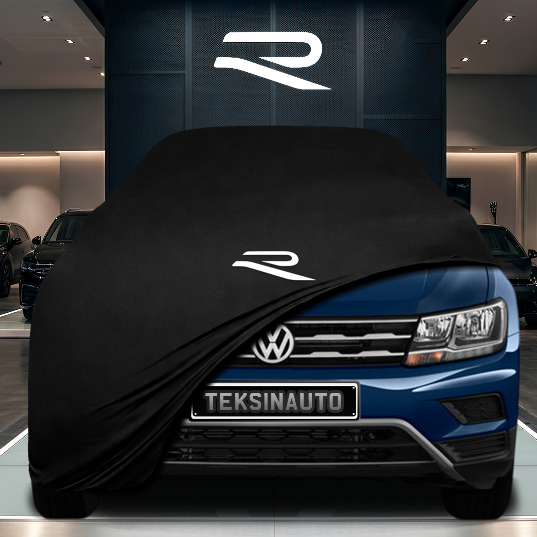 Volkswagen Tiguan 2 (2016-2020) Custom Fit Indoor Car Cover Soft Stretch Black Gray Blue Red Dust Protection Garage Cover Laser Cut + Bag