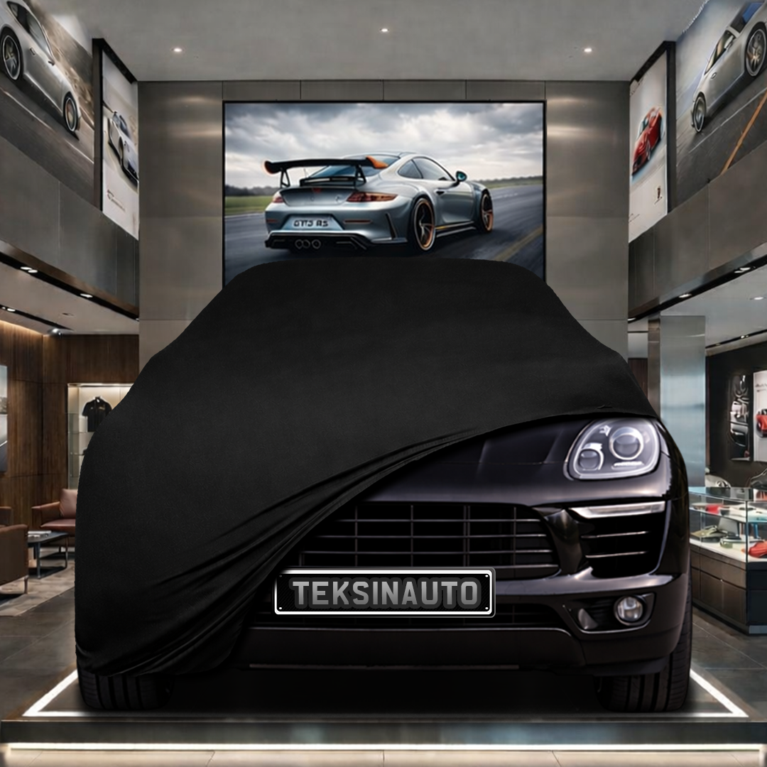 PORSCHE MACAN 1 95B Custom Fit Indoor Car Cover Soft Stretch Black Gray Blue Red Dust Protection Garage Cover Laser Cut + Bag