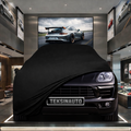 PORSCHE MACAN 1 95B Custom Fit Indoor Car Cover Soft Stretch Black Gray Blue Red Dust Protection Garage Cover Laser Cut + Bag