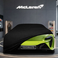 McLaren Artura (2021-) Custom Fit Indoor Car Cover Soft Stretch Black Gray Blue Red Dust Protection Garage Cover Laser Cut + Bag