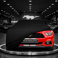MUSTANG 6 2015-2023 Custom Fit Indoor Car Cover Soft Stretch Black Gray Blue Red Dust Protection Garage Cover Laser Cut + Bag