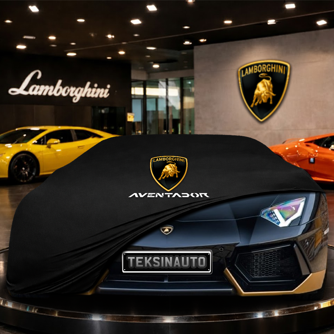 Lamborghini Aventador Miura Homage (2016-) Indoor Car Cover Custom Fit, Black, Gray, Blue, Red Color