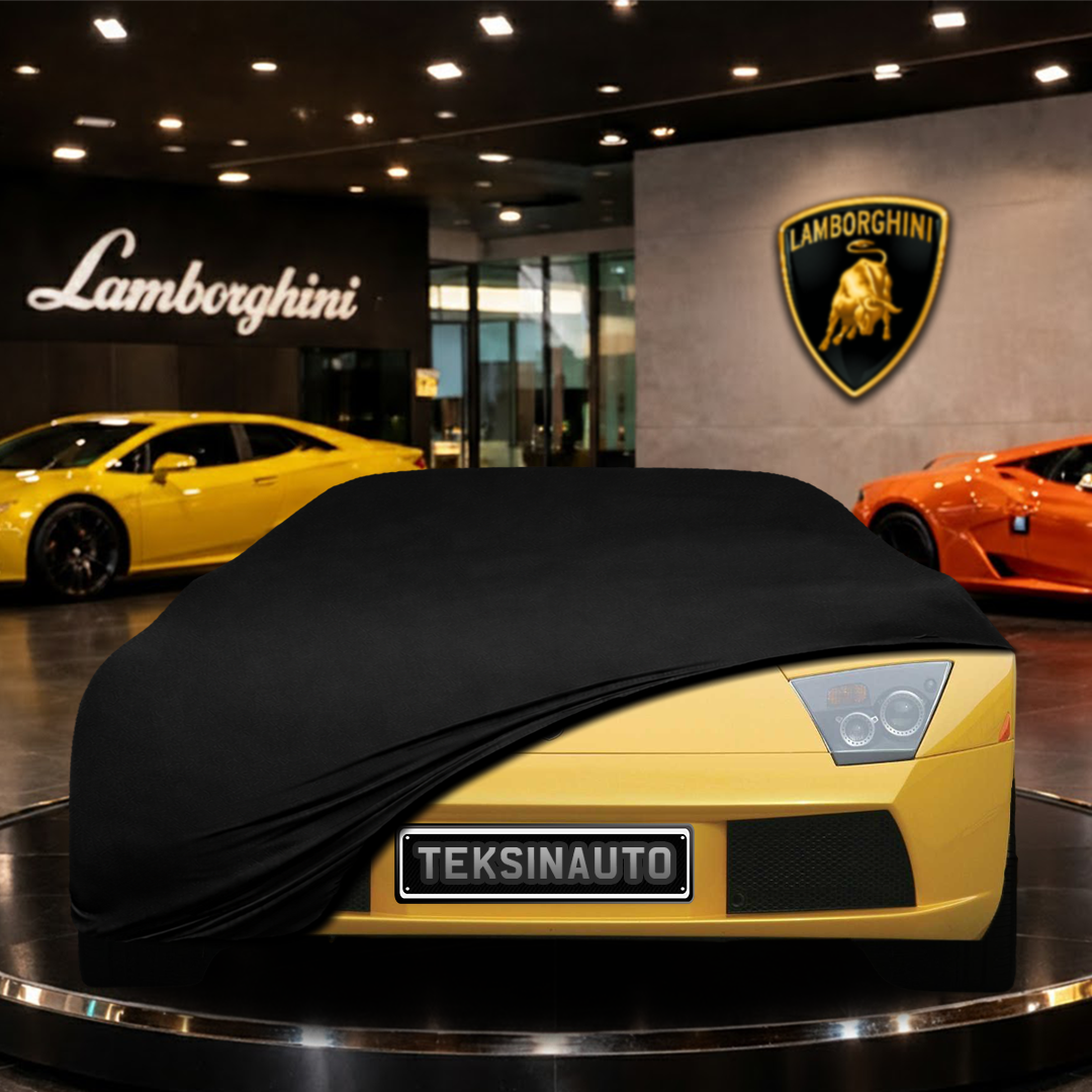 Lamborghini Murcielago (2001-2006) Custom Fit Indoor Car Cover Soft Stretch Black Gray Blue Red Dust Protection Garage Cover Laser Cut + Bag