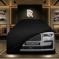 Rolls Royce Ghost 2021 Ghost EWB (2020-) Custom Fit Indoor Car Cover Soft Stretch Black Gray Blue Red Dust Protection Garage Cover Laser Cut + Bag