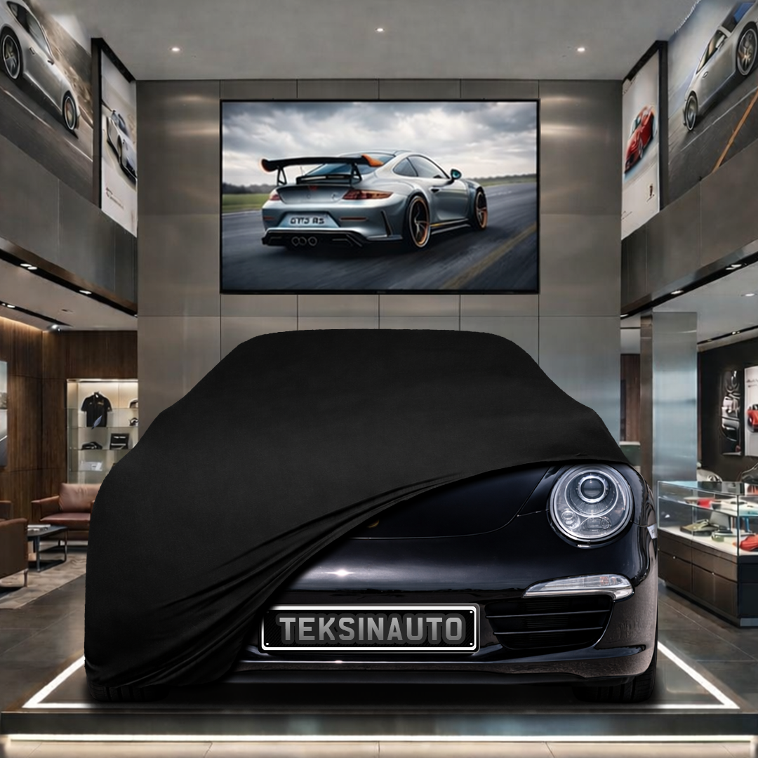 Porsche 911 (991) (2011-2020) Custom Fit Indoor Car Cover Soft Stretch Black Gray Blue Red Dust Protection Garage Cover Laser Cut + Bag