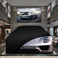 Porsche 918 Spyder Custom Fit Indoor Car Cover Soft Stretch Black Gray Blue Red Dust Protection Garage Cover Laser Cut + Bag