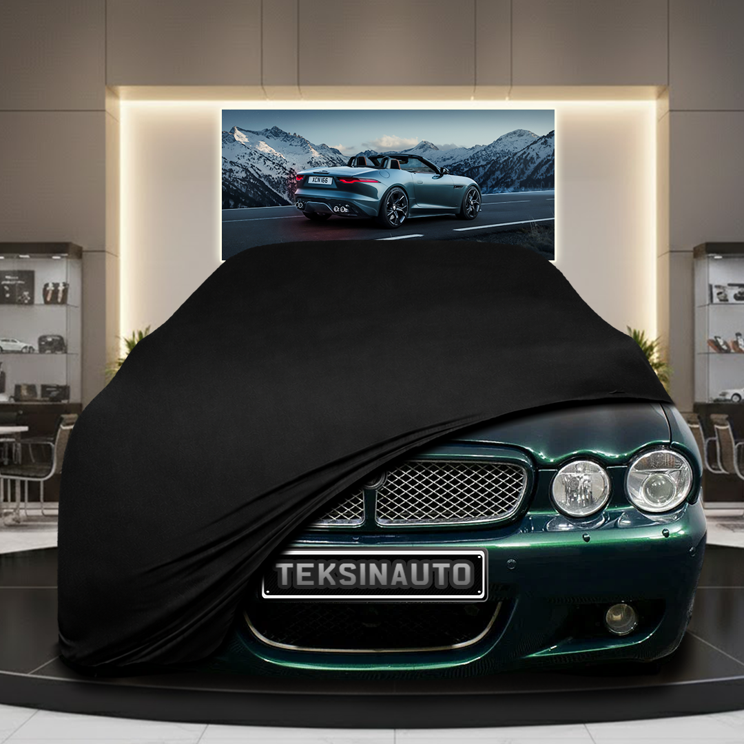 Jaguar XJ (X358) (2007-2009) Custom Fit Indoor Car Cover Soft Stretch Black Gray Blue Red Dust Protection Garage Cover Laser Cut + Bag