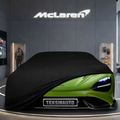 McLaren 765LT (2020-) Custom Fit Indoor Car Cover Soft Stretch Black Gray Blue Red Dust Protection Garage Cover Laser Cut + Bag