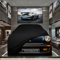 PORSCHE 911 CABRİOLET TYPE 930 87-89Custom Fit Indoor Car Cover Soft Stretch Black Gray Blue Red Dust Protection Garage Cover Laser Cut + Bag