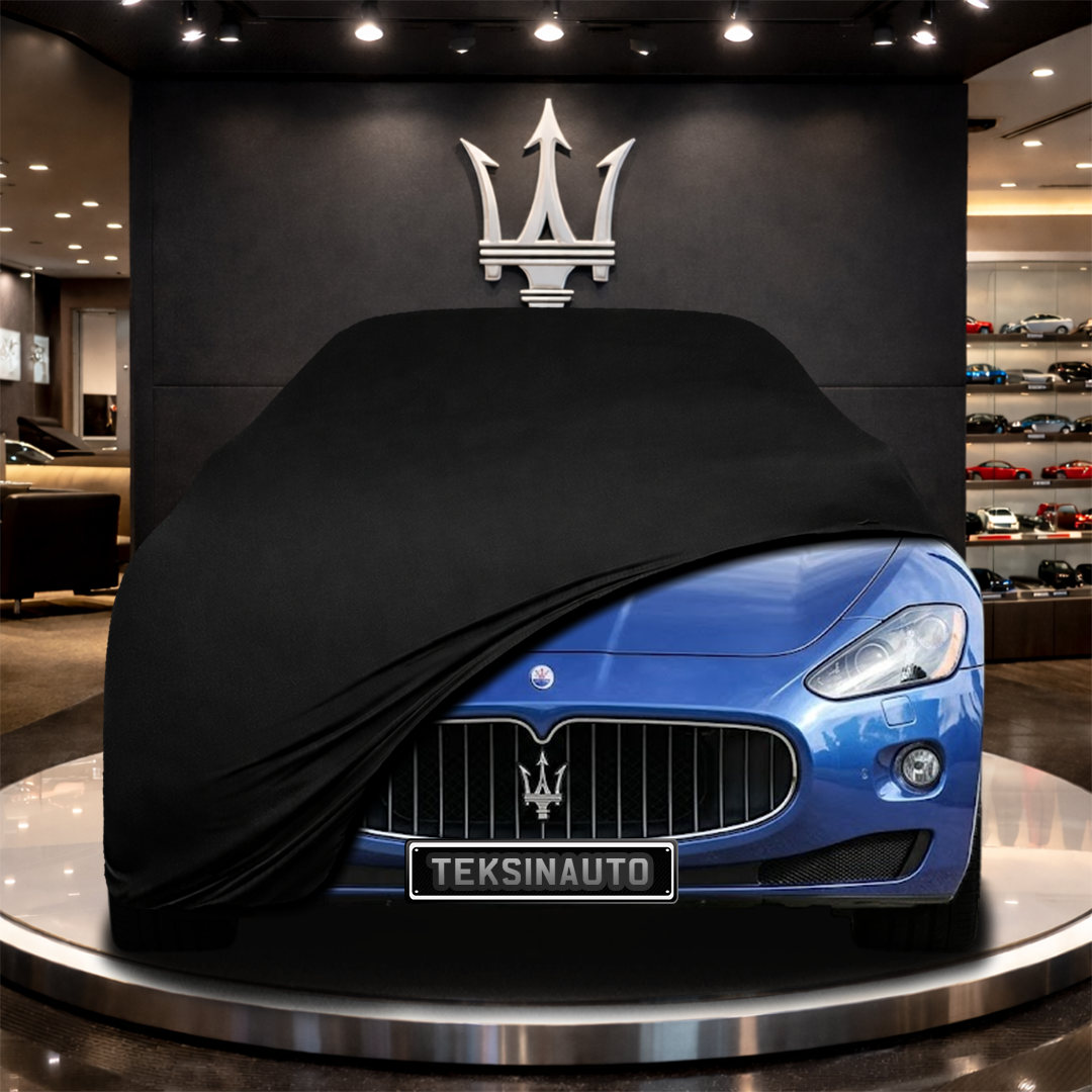 MASERATİ GRANCABRİO M145 (2018-2020) Custom Fit Indoor Car Cover Soft Stretch Black Gray Blue Red Dust Protection Garage Cover Laser Cut + Bag