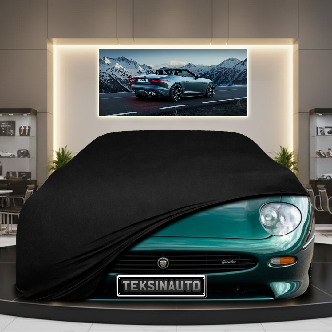 JAGUAR XJ220 1992-1994 Custom Fit Indoor Car Cover Soft Stretch Black Gray Blue Red Dust Protection Garage Cover Laser Cut + Bag