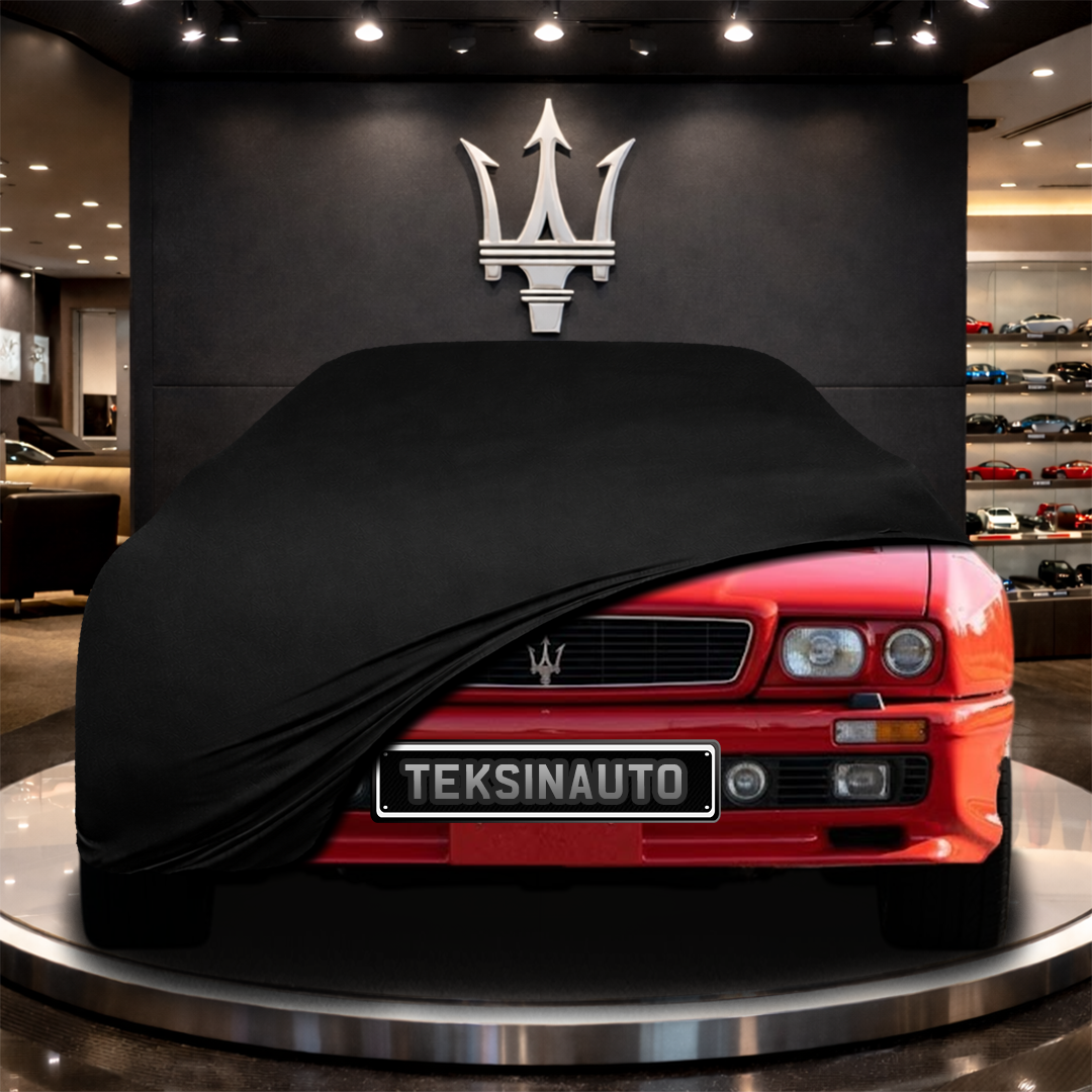 MASERATİ SHAMAL (1989-1995) Custom Fit Indoor Car Cover Soft Stretch Black Gray Blue Red Dust Protection Garage Cover Laser Cut + Bag