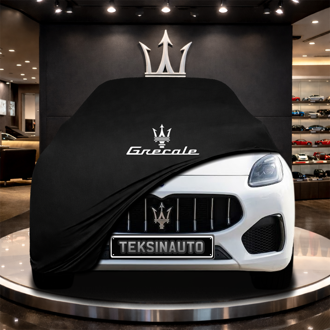 MASERATİ GRECALE (2022-) Custom Fit Indoor Car Cover Soft Stretch Black Gray Blue Red Dust Protection Garage Cover Laser Cut + Bag