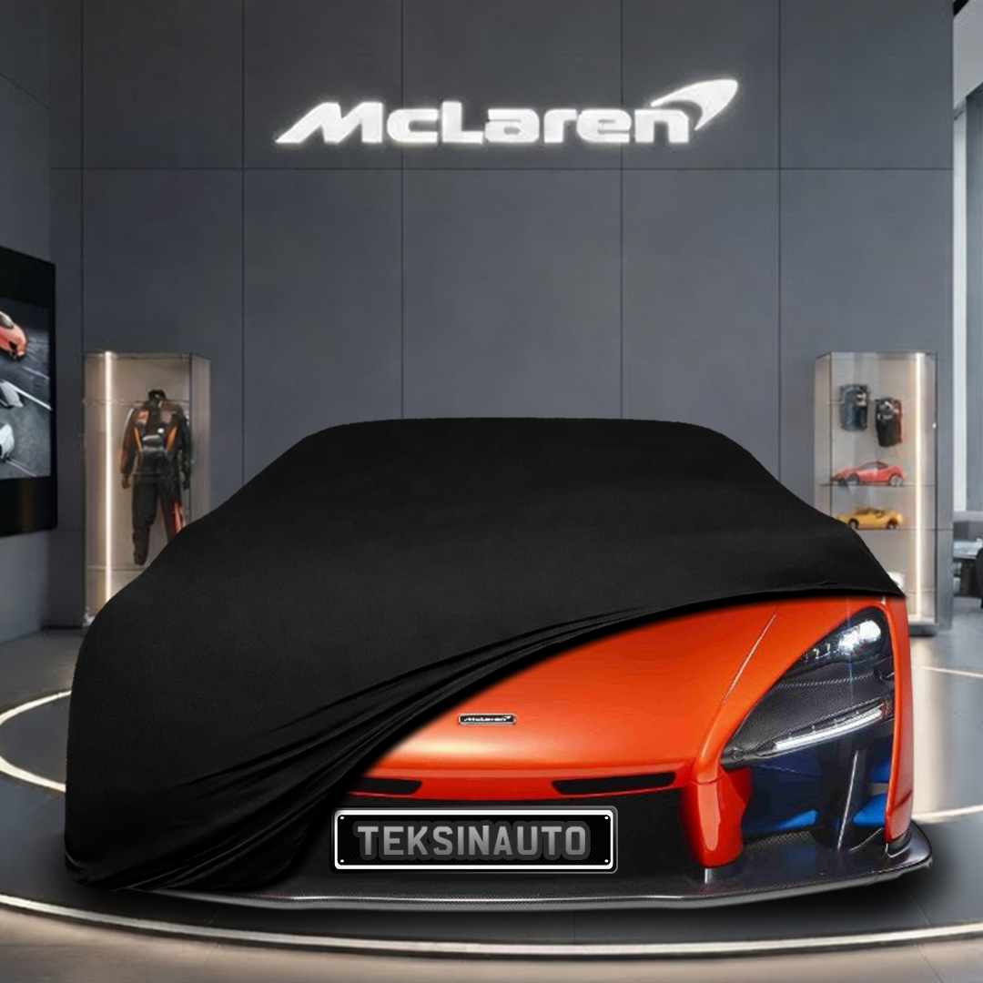 McLaren Senna (2018-) Custom Fit Indoor Car Cover Soft Stretch Black Gray Blue Red Dust Protection Garage Cover Laser Cut + Bag