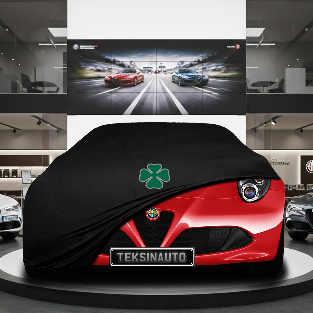 Alfa 8C Spider Roadster Custom Fit Indoor Car Cover Soft Stretch Black Gray Blue Red Dust Protection Garage Cover Laser Cut + Bag