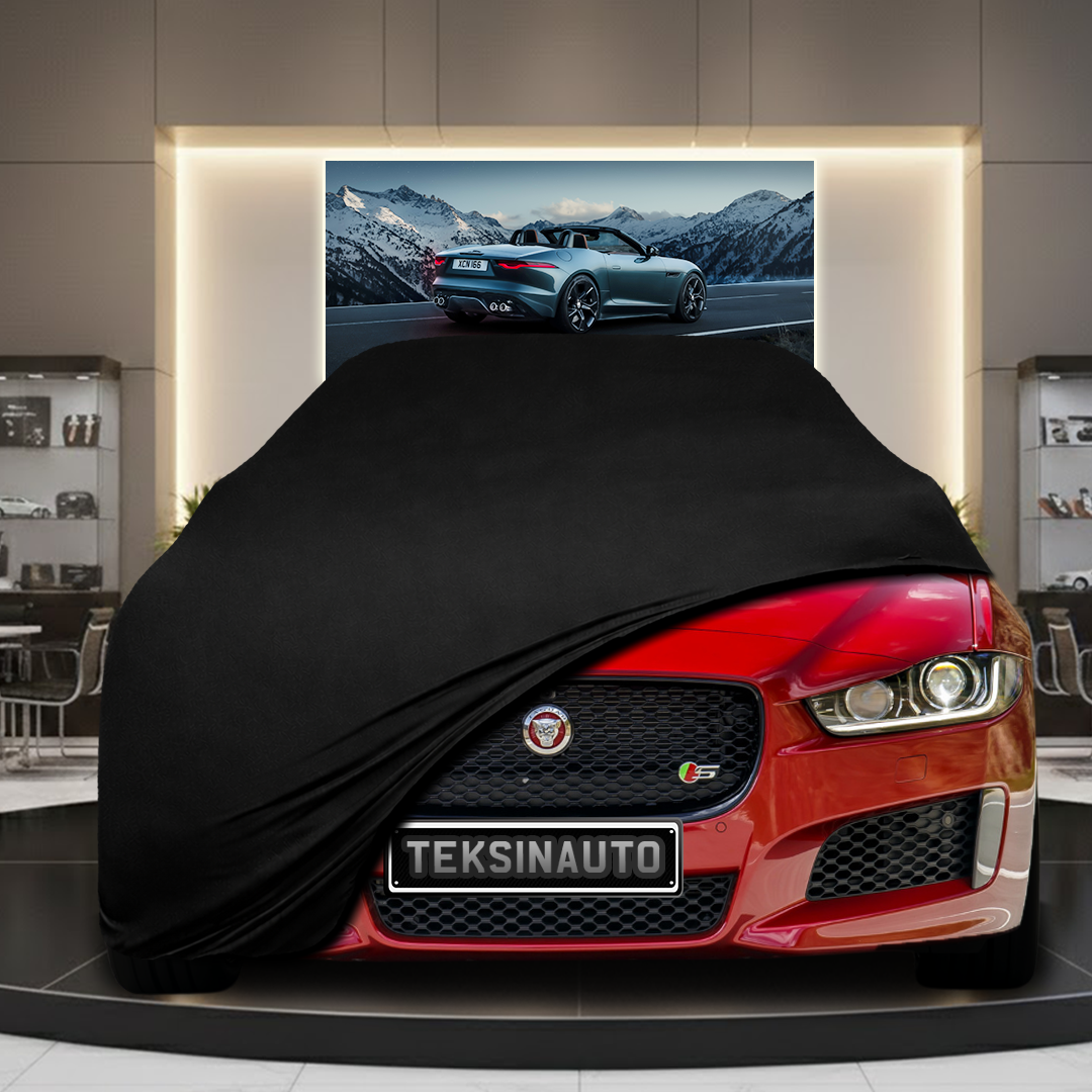 Jaguar XE Custom Fit Indoor Car Cover Soft Stretch Black Gray Blue Red Dust Protection Garage Cover Laser Cut + Bag