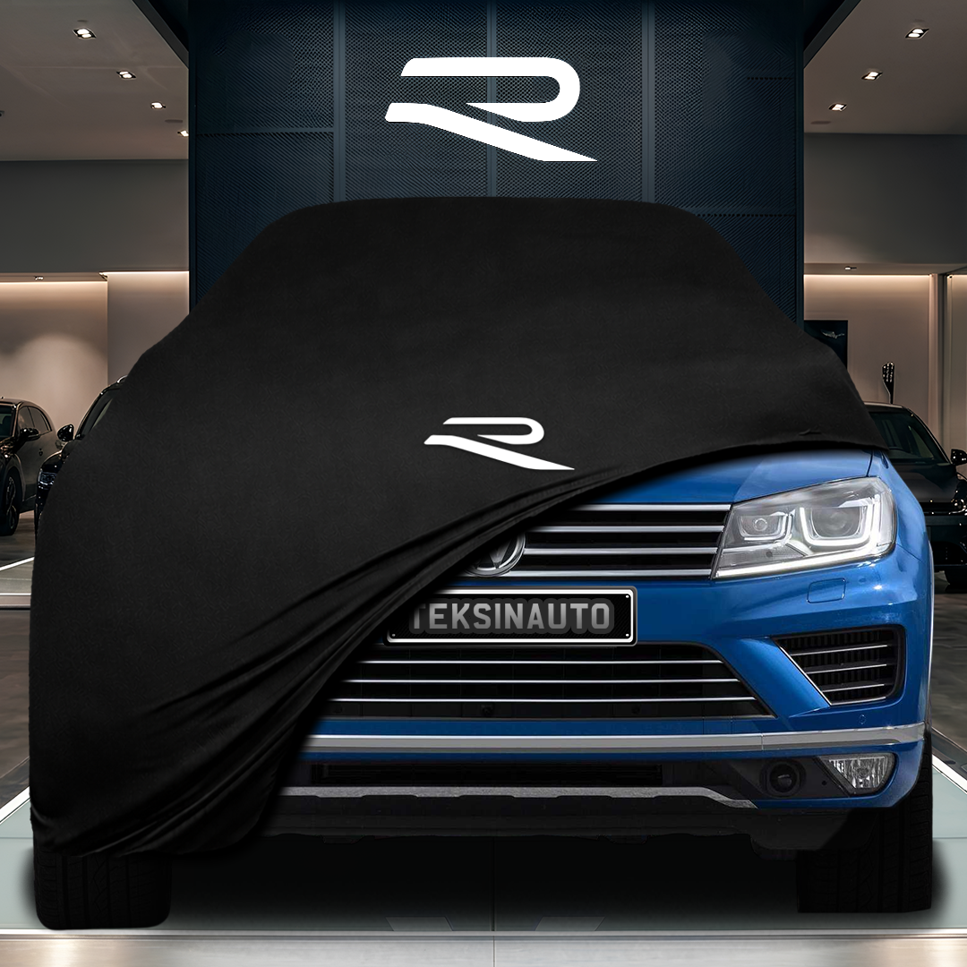 Volkswagen Touareg 2 (7P) (2010-2018) Custom Fit Indoor Car Cover Soft Stretch Black Gray Blue Red Dust Protection Garage Cover Laser Cut + Bag