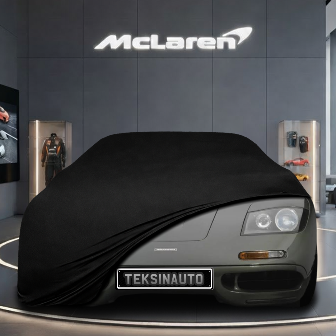 McLaren LM (1995-2000) Custom Fit Indoor Car Cover Soft Stretch Black Gray Blue Red Dust Protection Garage Cover Laser Cut + Bag