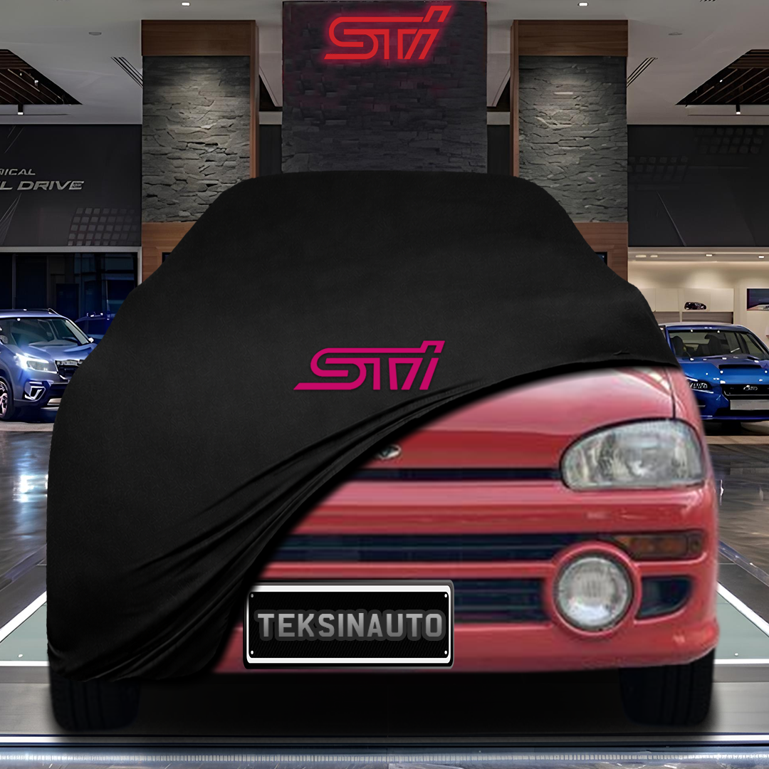 Subaru Vivio (1992-2000) Custom Fit Indoor Car Cover Soft Stretch Black Gray Blue Red Dust Protection Garage Cover Laser Cut + Bag
