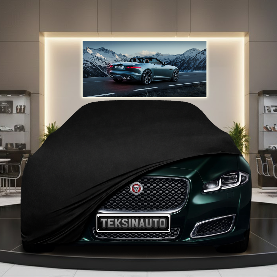 Jaguar XJ (X351) (2015-2019) Custom Fit Indoor Car Cover Soft Stretch Black Gray Blue Red Dust Protection Garage Cover Laser Cut + Bag
